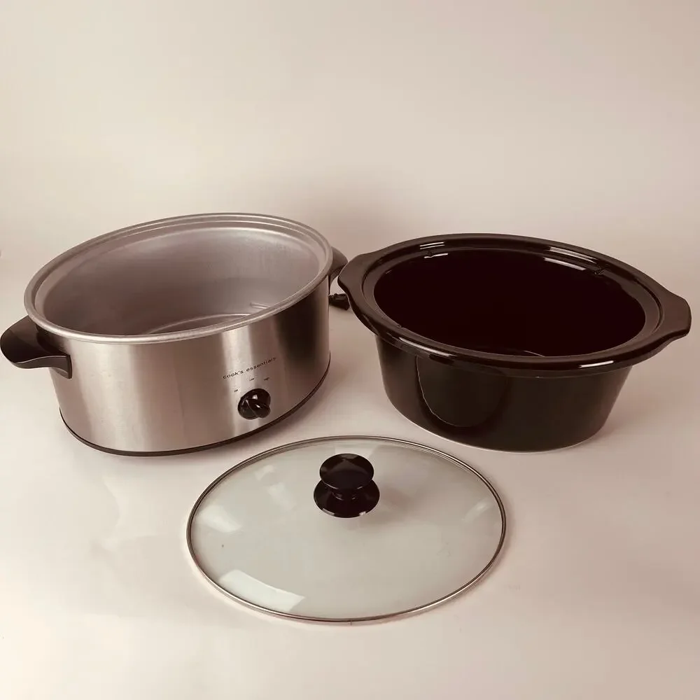 Cook's Essentials 5 qt. Slow Cooker Stainless Steel